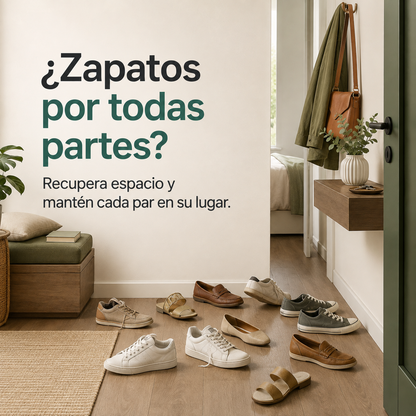Zapatero Escalonado de 6 Niveles — Organiza Más y Aprovecha Mejor tu Espacio